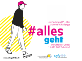 „Lief echt gut!“ – Die Schritte-Challenge #allesgeht im Oktober 2025