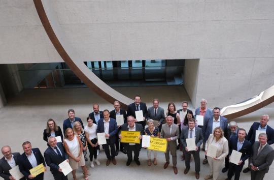 14 Gemeinden aus Baden-Württemberg erhielten passende Zusatzbezeichnungen.