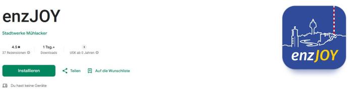 enzjoy App bei Google Play